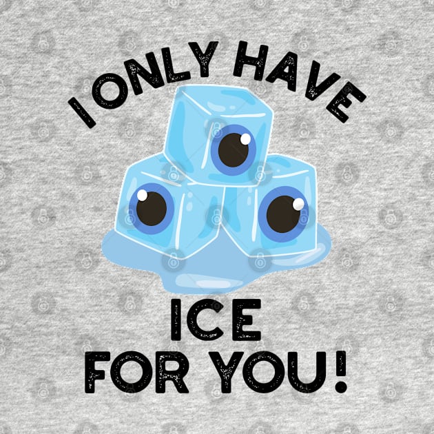 I Only Have Ice For You Cute Eye Pun by punnybone